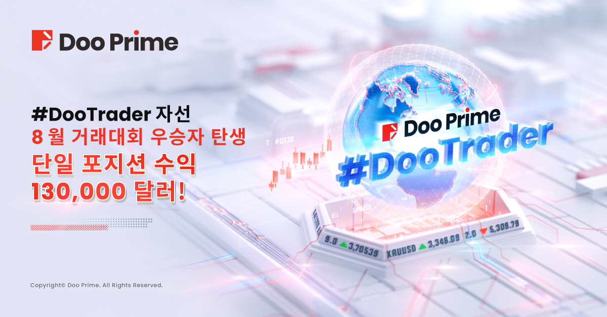 2024 # DooTrader 자선 8월 트레이드대회 우승자, 단일 포지션 13만 달러 수익!