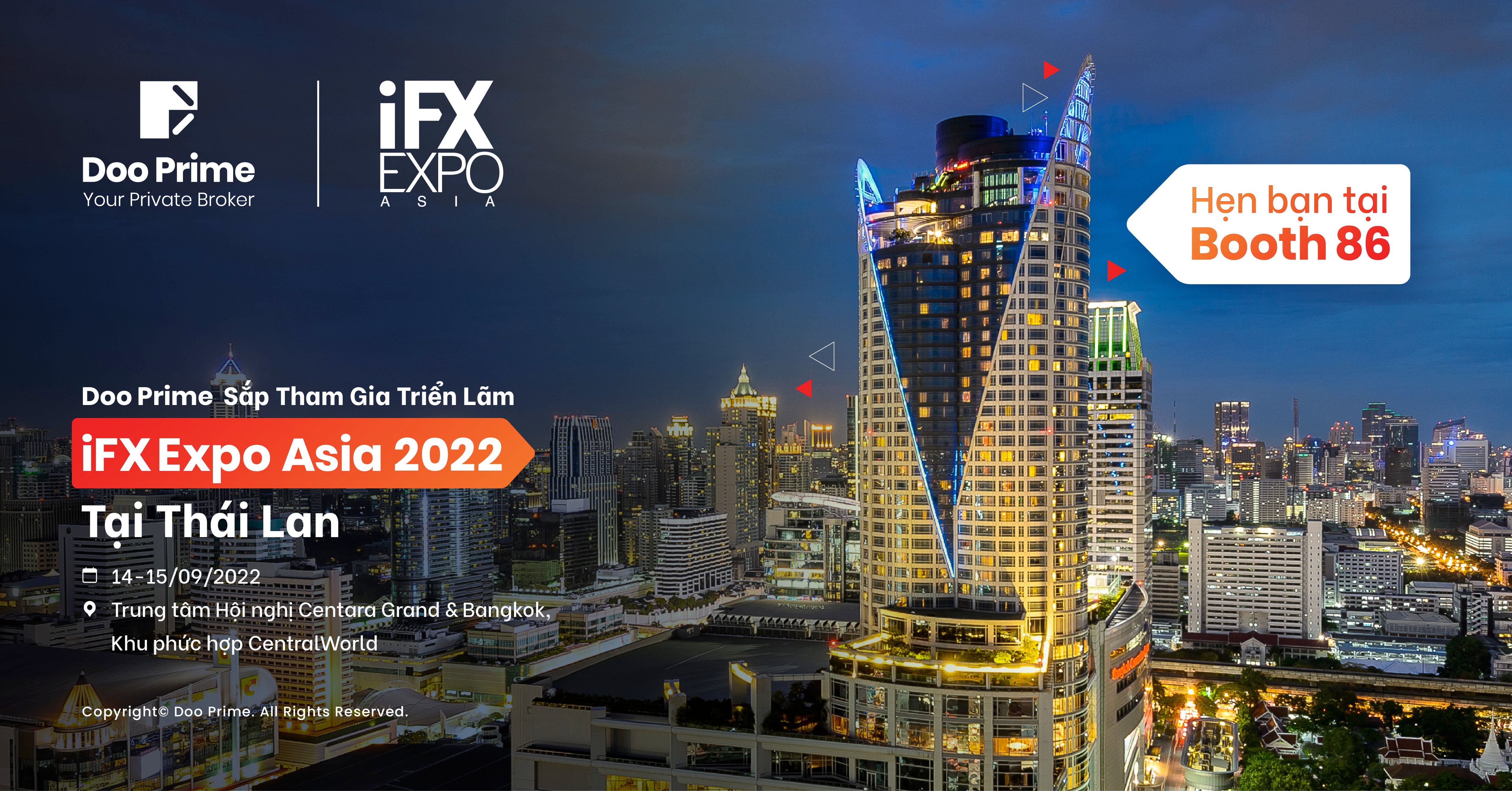 Triển Lãm iFX Expo Asia 2022 Tại Thái Lan Doo Prime 1